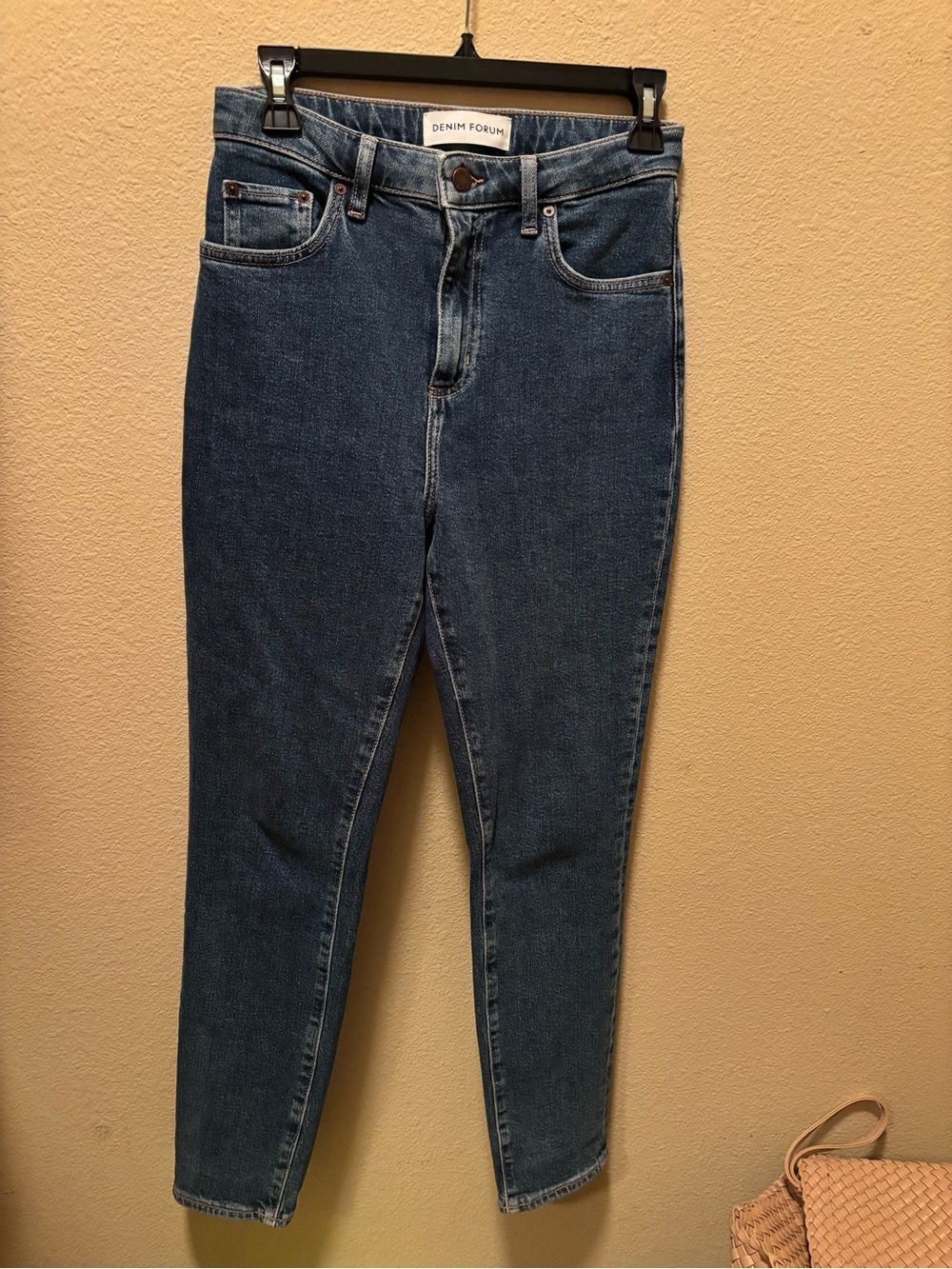Denim Forum from Aritizia! Dark Blue, High-Rise, Skinny Jeans! Like new!